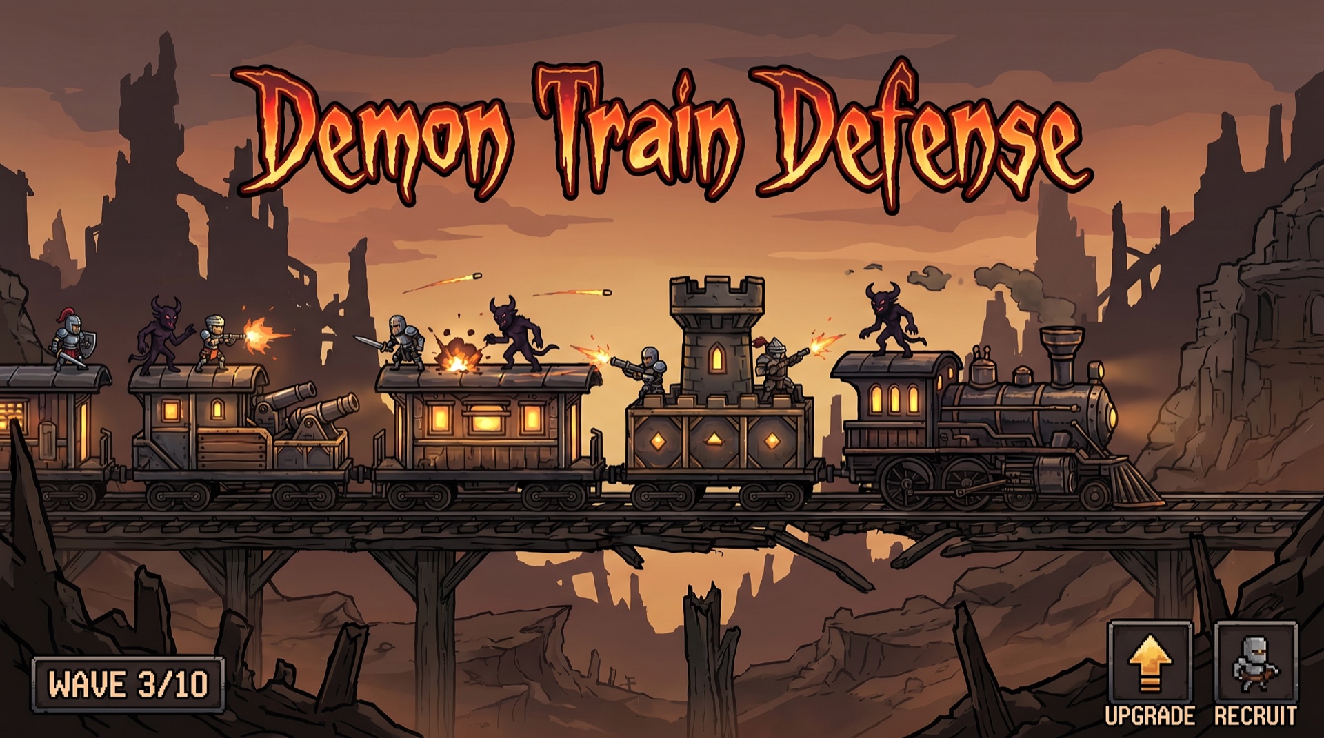 DEMON TRAIN DEFENSE